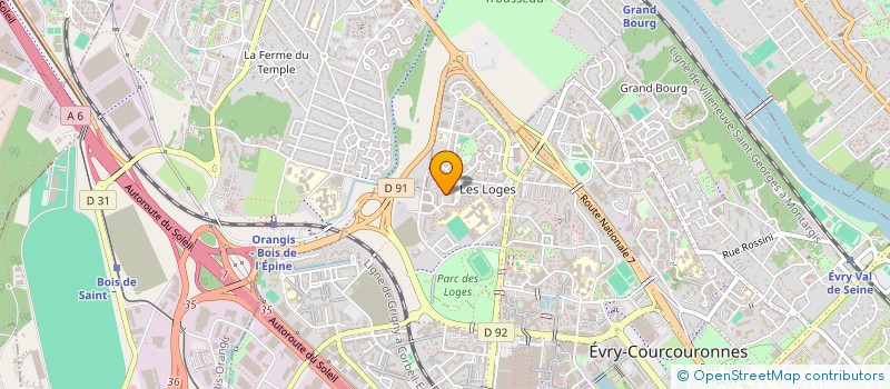 localisation de l'entreprise MONSIEUR ZAKARIA OUBELCHDIF à EVRY-COURCOURONNES