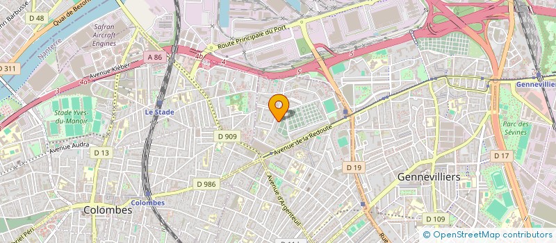 localisation de l'entreprise MONSIEUR ZAKARIA OUBOULMANE  ASNIERES-SUR-SEINE