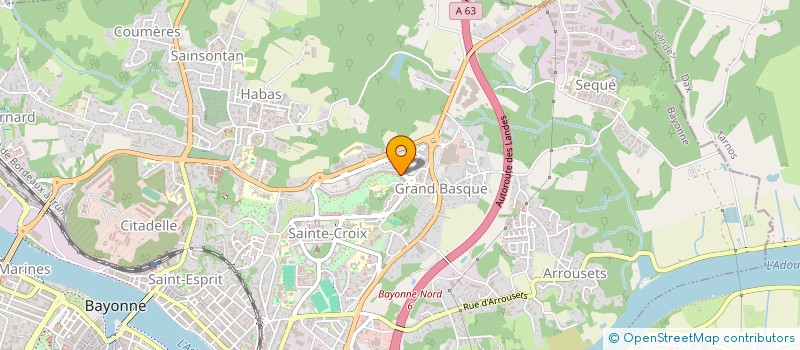 localisation de l'entreprise MONSIEUR ZAKARIA OUNISSI  BAYONNE