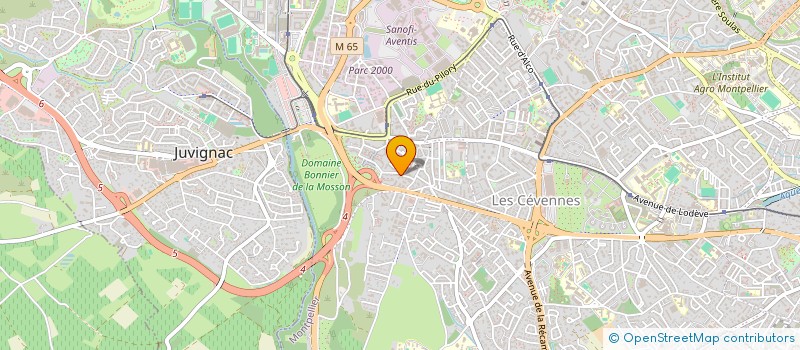 localisation de l'entreprise MONSIEUR ZAKARIA OUZIN à MONTPELLIER