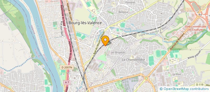 localisation de l'entreprise MONSIEUR ZAKARIA RAHLAOUI à BOURG-LES-VALENCE