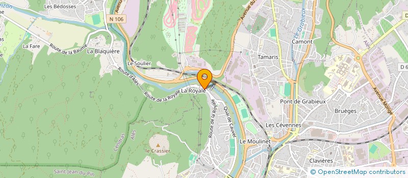 localisation de l'entreprise MONSIEUR ZAKARIA RAHMINE à ALES