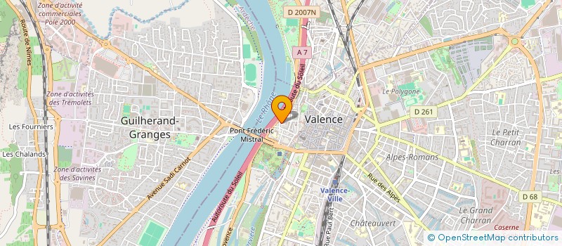 localisation de l'entreprise MONSIEUR ZAKARIA SYLLA  VALENCE