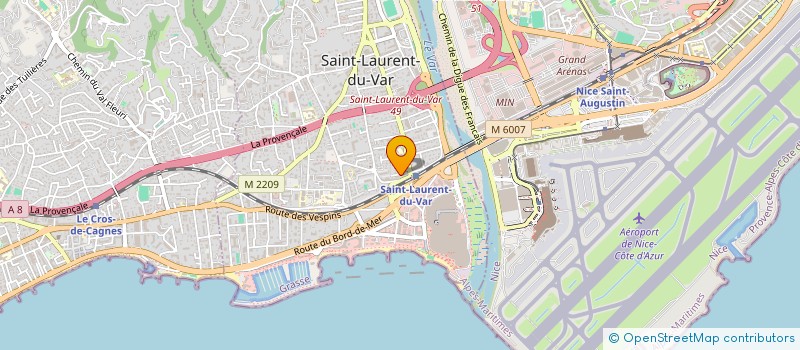 localisation de l'entreprise MONSIEUR ZAKARIA VICARIO à SAINT-LAURENT-DU-VAR