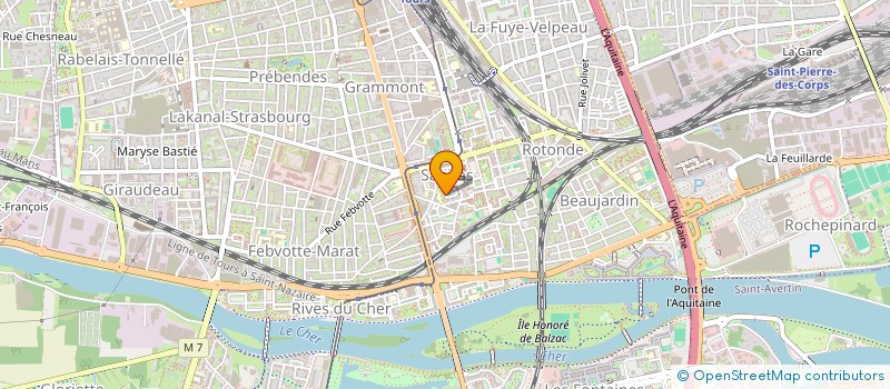 localisation de l'entreprise MONSIEUR ZAKARIA ZAKROUD  TOURS