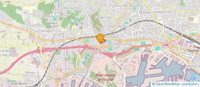 localisation de l'entreprise MONSIEUR ZAKARIA ZENNOUHI  TOULON