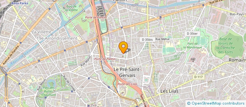 localisation de l'entreprise MONSIEUR ZAKARIA ZONGO à LE PRE-SAINT-GERVAIS