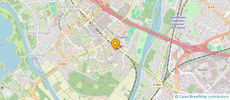 localisation de l'entreprise MONSIEUR ZAKARIA ZRAIDI  PONTOISE