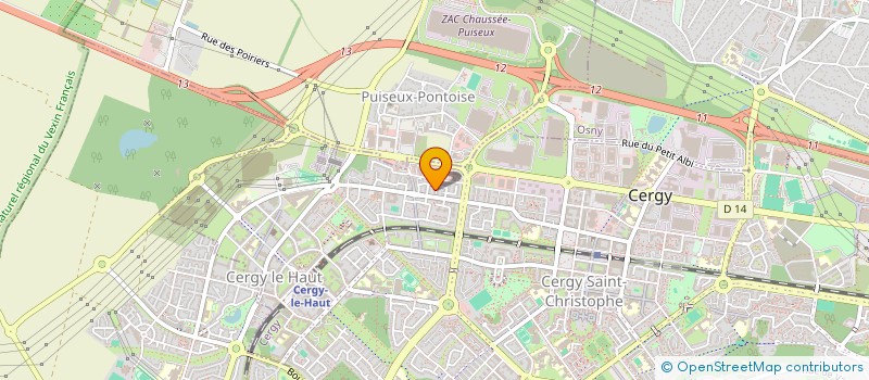 localisation de l'entreprise MONSIEUR ZAKARIAE AKHDIM à CERGY