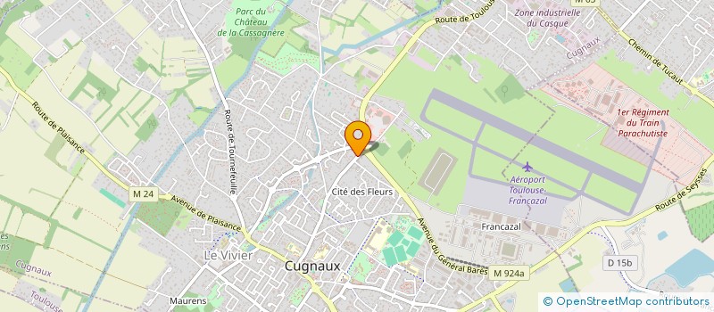 localisation de l'entreprise MONSIEUR ZAKARIAE AMRI à CUGNAUX