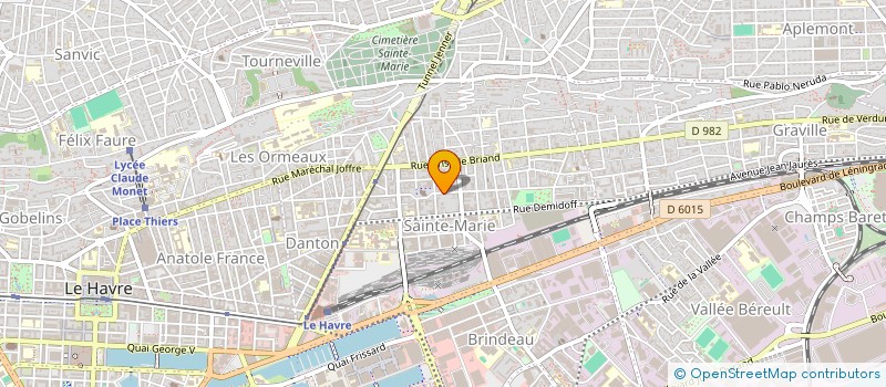 localisation de l'entreprise MONSIEUR ZAKARIAE BARRAADI  LE HAVRE