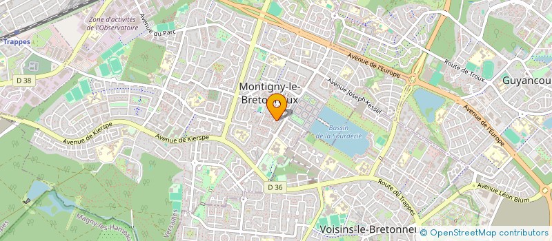 localisation de l'entreprise MONSIEUR ZAKARIAE CHADMI  MONTIGNY-LE-BRETONNEUX