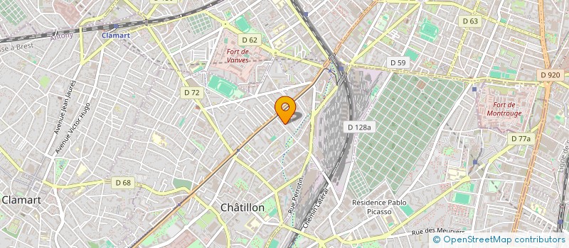 localisation de l'entreprise MONSIEUR ZAKARIAE ELMAATI à CHATILLON
