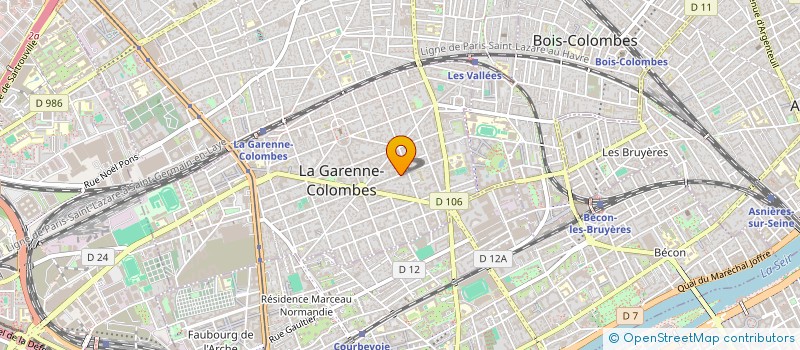 localisation de l'entreprise MONSIEUR ZAKARIAE KASSIMI à LA GARENNE-COLOMBES