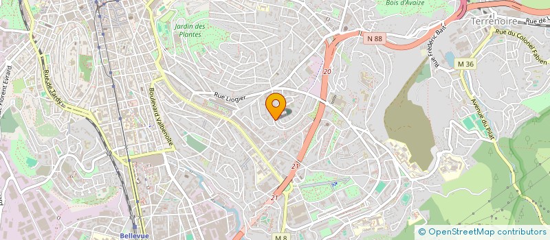 localisation de l'entreprise MONSIEUR ZAKARIAOU BARRY  SAINT-ETIENNE