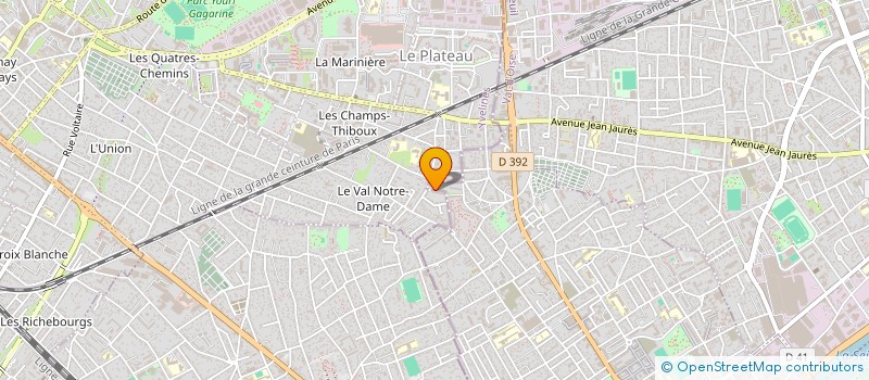 localisation de l'entreprise MONSIEUR ZAKARIAS ABLA BENNADOR  SARTROUVILLE