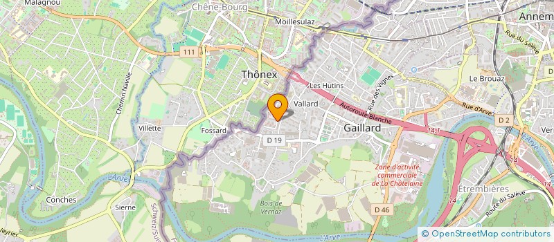 localisation de l'entreprise MONSIEUR ZAKARIAT MABROUK  GAILLARD