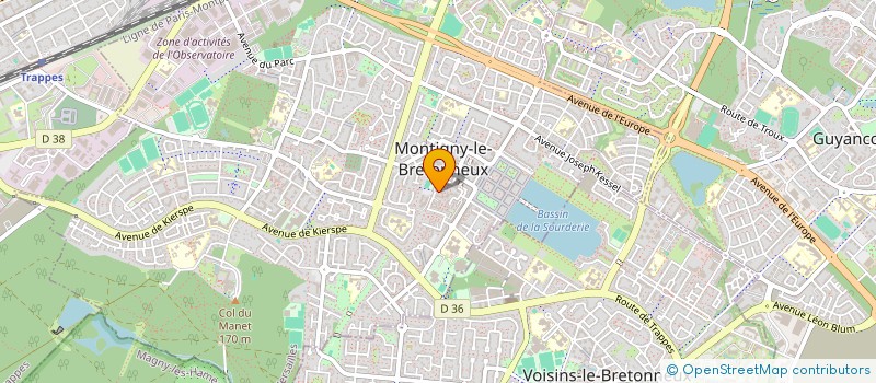 localisation de l'entreprise MONSIEUR ZAKARIYA BENKARRI  MONTIGNY LE BRETONNEUX