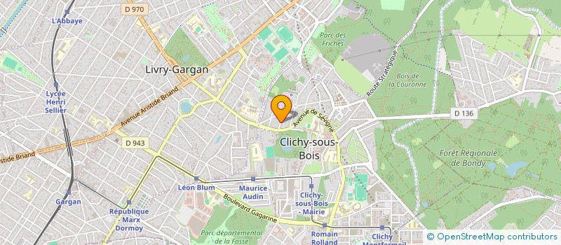 localisation de l'entreprise MONSIEUR ZAKARIYA DIARRASSOUBA à CLICHY-SOUS-BOIS