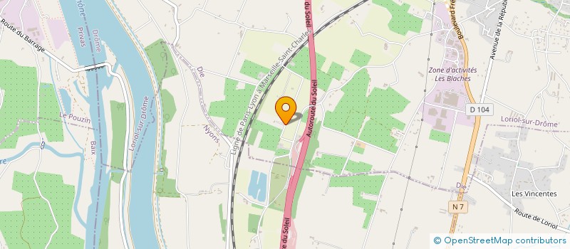 localisation de l'entreprise MONSIEUR ZAKARIYA EL BOUAKKAOUI  LORIOL-SUR-DROME