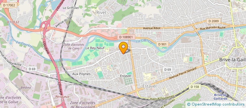 localisation de l'entreprise MONSIEUR ZAKARIYA GAUTHIER  BRIVE-LA-GAILLARDE