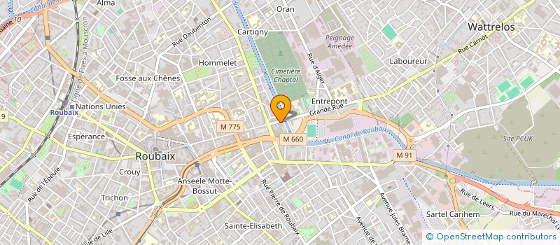 localisation de l'entreprise MONSIEUR ZAKARIYA GHODBANE à ROUBAIX