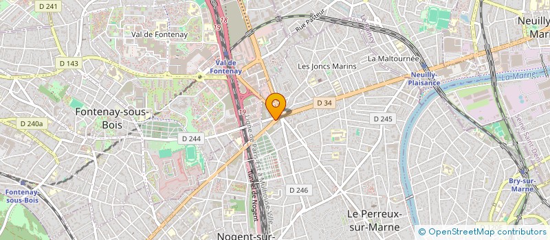 localisation de l'entreprise MONSIEUR ZAKARIYA HARBIL à LE PERREUX-SUR-MARNE