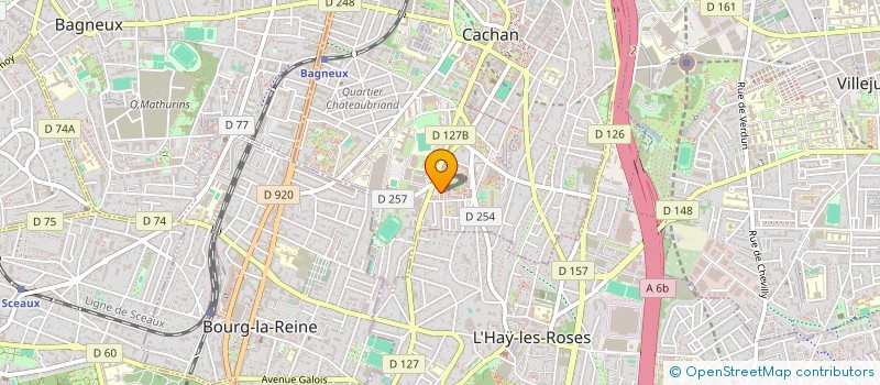 localisation de l'entreprise MONSIEUR ZAKARIYA LACHIHAB à CACHAN