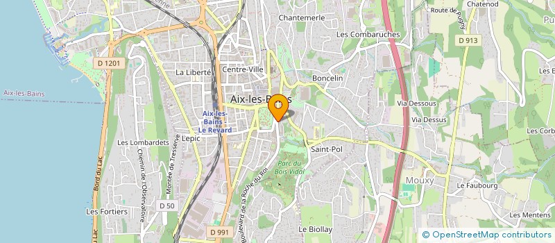 localisation de l'entreprise MONSIEUR ZAKARIYA LASMARI  AIX-LES-BAINS