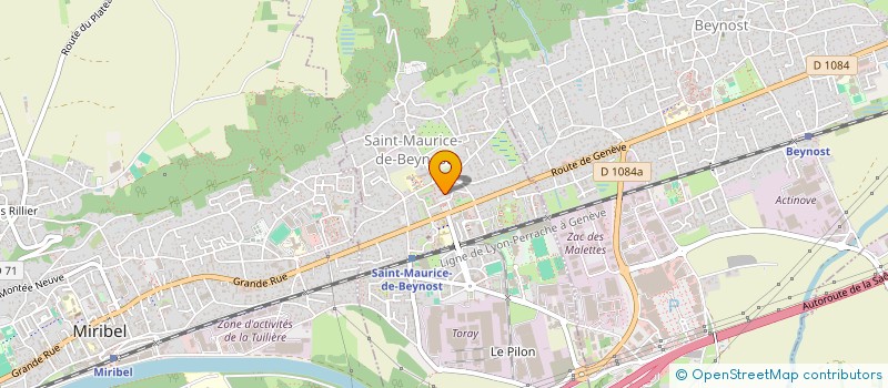 localisation de l'entreprise MONSIEUR ZAKARIYA SEKHARI  SAINT-MAURICE-DE-BEYNOST