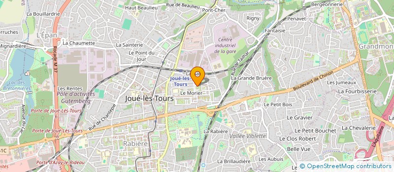 localisation de l'entreprise MONSIEUR ZAKARIYA YAHIA  JOUE-LES-TOURS