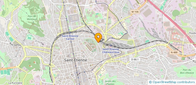 localisation de l'entreprise MONSIEUR ZAKARIYYA LARABA  SAINT-ETIENNE