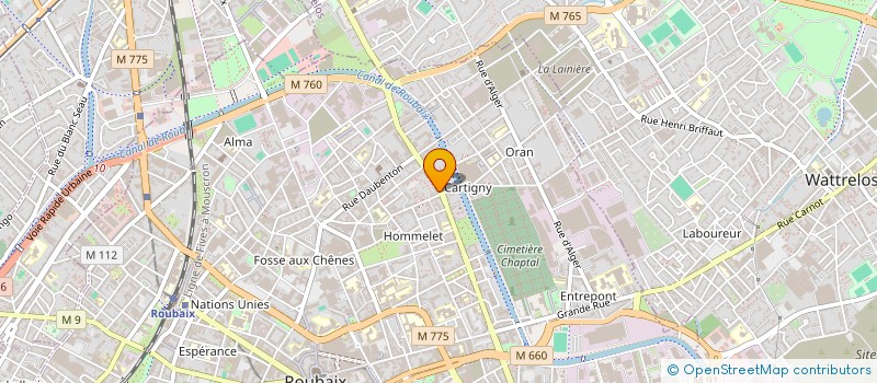 localisation de l'entreprise MONSIEUR ZAKARY SAVELIER  ROUBAIX