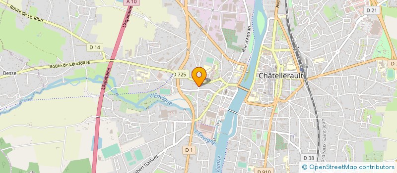 localisation de l'entreprise MONSIEUR ZAKARYA BENAISSA  CHATELLERAULT