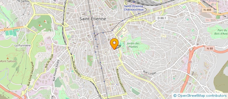 localisation de l'entreprise MONSIEUR ZAKARYA BOUABDALLAH  SAINT-ETIENNE