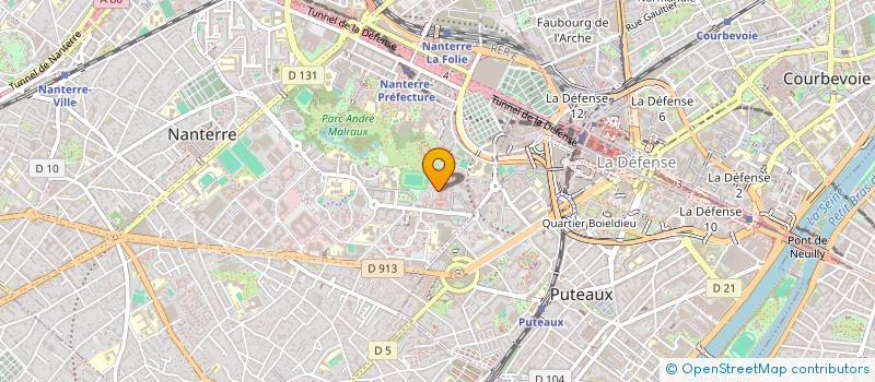 localisation de l'entreprise MONSIEUR ZAKARYA BOUZIANE  NANTERRE