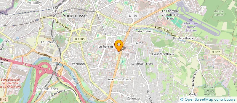 localisation de l'entreprise MONSIEUR ZAKARYA CHAA  ANNEMASSE