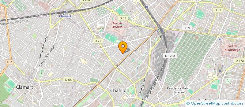 localisation de l'entreprise MONSIEUR ZAKARYA DAOUDI à CHATILLON