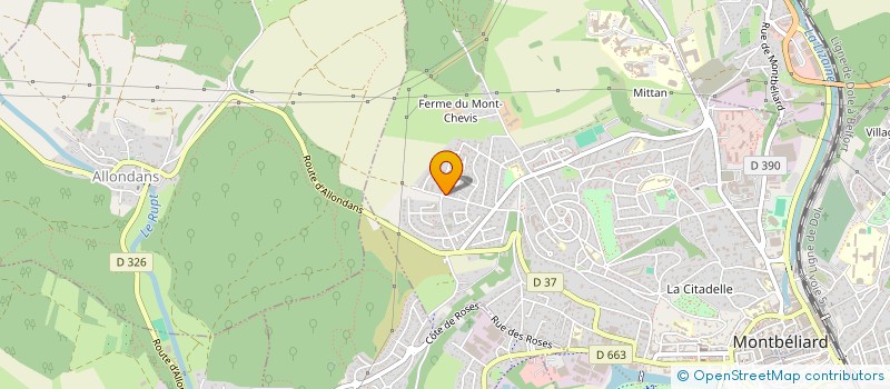 localisation de l'entreprise MONSIEUR ZAKARYA FAR  MONTBELIARD