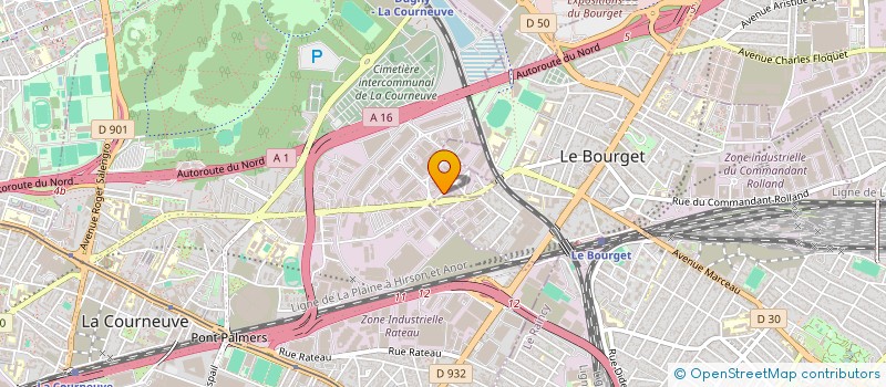 localisation de l'entreprise MONSIEUR ZAKARYA FERCHICHI à LA COURNEUVE