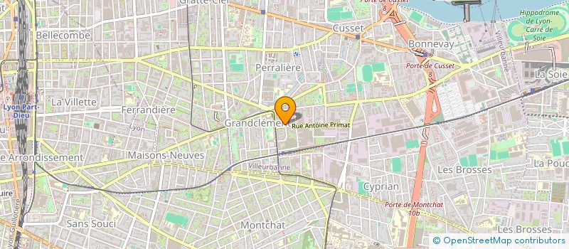 localisation de l'entreprise MONSIEUR ZAKARYA GAMEZ  VILLEURBANNE