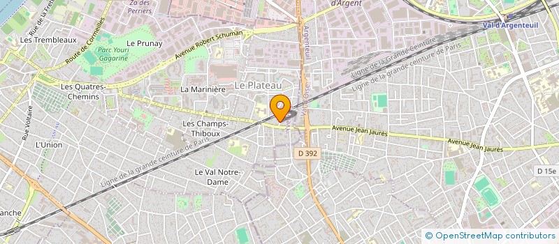 localisation de l'entreprise MONSIEUR ZAKARYA JAOUAD  SARTROUVILLE