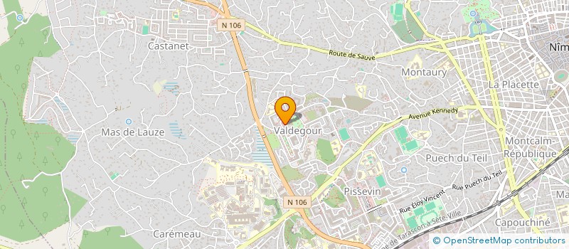 localisation de l'entreprise MONSIEUR ZAKARYA KSAL  NIMES