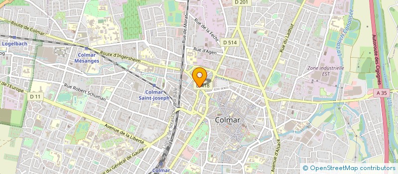 localisation de l'entreprise MONSIEUR ZAKARYA MESSNAOUI  COLMAR