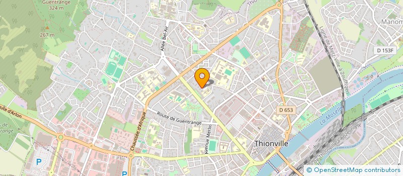 localisation de l'entreprise MONSIEUR ZAKARYA NOUALI  THIONVILLE