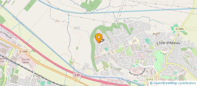 localisation de l'entreprise MONSIEUR ZAKARYA RHALAM  L'ISLE-D'ABEAU