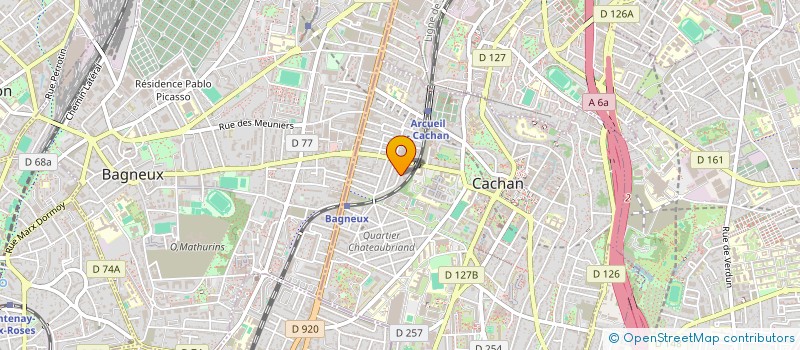 localisation de l'entreprise MONSIEUR ZAKHAR IGNATEVOSSIAN à CACHAN