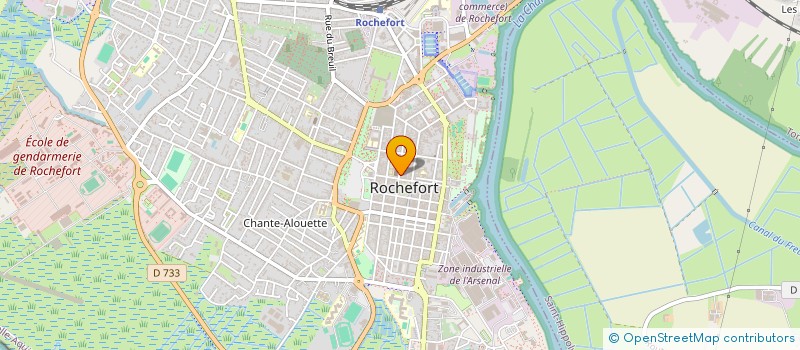 localisation de l'entreprise MONSIEUR ZAKHIL RAHMANI  ROCHEFORT