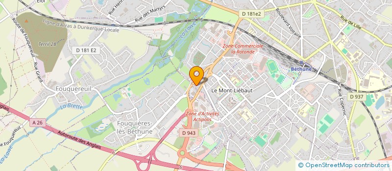 localisation de l'entreprise MONSIEUR ZAKI ENSAFY  BETHUNE