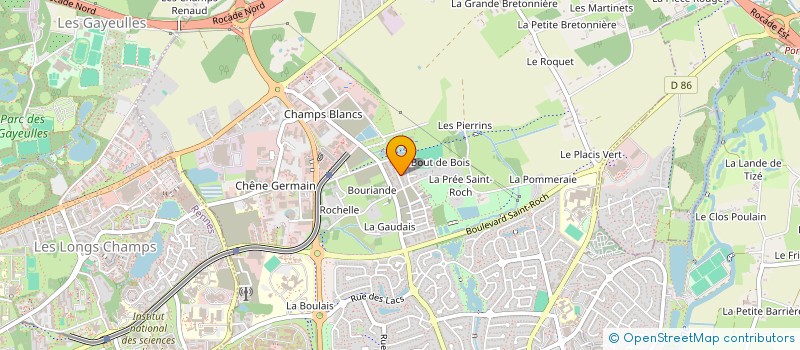 localisation de l'entreprise MONSIEUR ZAKI GHAFOURY  CESSON-SEVIGNE